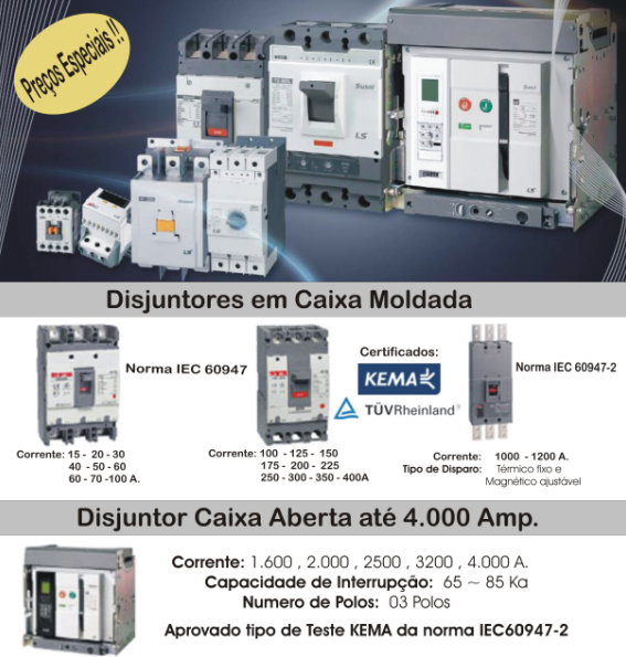 Disjuntores e contatores